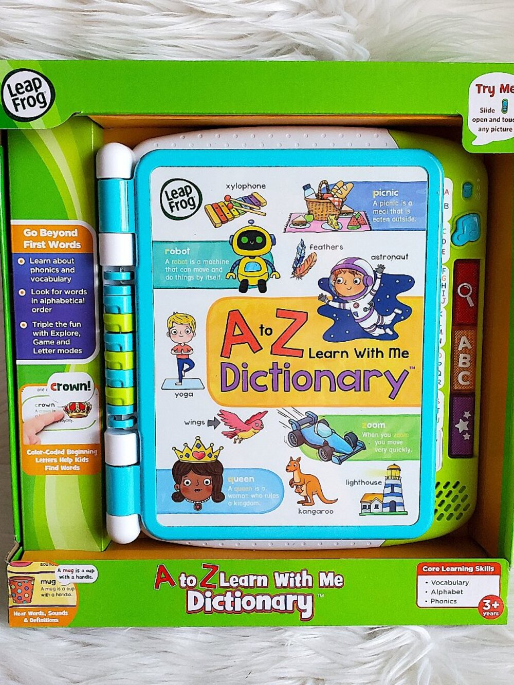 LeapFrog A to Z Learn with Me Interactive Music Dictionary